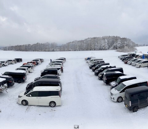 とれた小屋ふじい農場駐車場