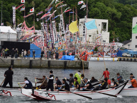 南かやべひろめ舟祭り