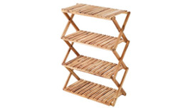 キャプテンスタッグ木製4段ラック